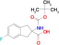 2-(BOC-AMINO)-5-FLUORO-2,3-DIHYDRO-1H-INDENE-2-CARBOXYLIC ACID