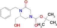 (R)-1-BOC-4-BENZYL-3-(HYDROXYMETHYL)-5-OXOPIPERAZINE