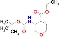 CIS-ETHYL 3-(BOC-AMINO)-TETRAHYDRO-2H-PYRAN-4-CARBOXYLATE