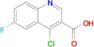 4-Chloro-6-fluoroquinoline-3-carboxylic acid