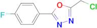 2-CHLOROMETHYL-5-(4-FLUOROPHENYL)-[1,3,4]OXADIAZOLE