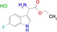 (S)-ETHYL 2-AMINO-2-(6-FLUORO-1H-INDOL-3-YL)ACETATE HCL