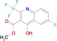 METHYL 6-FLUORO-4-HYDROXY-2-(TRIFLUOROMETHYL)QUINOLINE-3-CARBOXYLATE