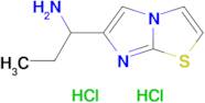 1-(IMIDAZO[2,1-B]THIAZOL-6-YL)PROPAN-1-AMINE 2HCL