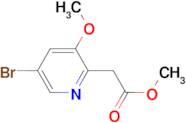 METHYL 2-(5-BROMO-3-METHOXYPYRIDIN-2-YL)ACETATE