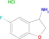 5-FLUORO-2,3-DIHYDROBENZOFURAN-3-AMINE HCL