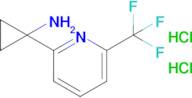 1-(6-(TRIFLUOROMETHYL)PYRIDIN-2-YL)CYCLOPROPANAMINE 2HCL