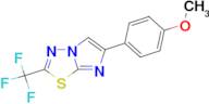 6-(4-METHOXYPHENYL)-2-(TRIFLUOROMETHYL)IMIDAZO[2,1-B][1,3,4]THIADIAZOLE