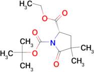 (S)-ETHYL N-BOC-4,4-DIMETHYL-5-OXOPYRROLIDINE-2-CARBOXYLATE