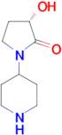 (S)-3-HYDROXY-1-PIPERIDIN-4-YL-PYRROLIDIN-2-ONE