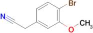 2-(4-BROMO-3-METHOXYPHENYL)ACETONITRILE