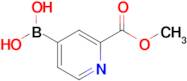 2-METHOXYCARBONYLPYRIDINE-4-BORONIC ACID