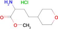 METHYL 2-AMINO-4-(TETRAHYDROPYRAN-4-YL)-BUTYRATE HCL