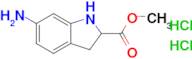 METHYL 6-AMINO-1H-INDOLINE-2-CARBOXYLATE 2HCL