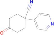 4-OXO-1-(4-PYRIDINYL)CYCLOHEXANECARBONITRILE