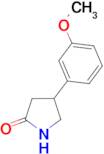 4-(3-METHOXYPHENYL)PYRROLIDIN-2-ONE