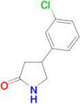 4-(3-CHLOROPHENYL)PYRROLIDIN-2-ONE