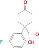 1-(3-FLUOROPHENYL)-4-OXOCYCLOHEXANECARBOXYLIC ACID