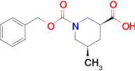 CIS-1-(BENZYLOXYCARBONYL)-5-METHYLPIPERIDINE-3-CARBOXYLIC ACID