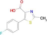 5-(4-FLUOROPHENYL)-2-METHYLTHIAZOLE-4-CARBOXYLIC ACID