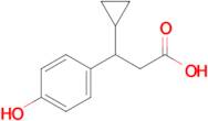 3-CYCLOPROPYL-3-(4-HYDROXYPHENYL)PROPANOIC ACID