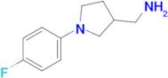 (1-(4-FLUOROPHENYL)PYRROLIDIN-3-YL)METHANAMINE