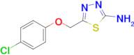 5-((4-CHLOROPHENOXY)METHYL)-1,3,4-THIADIAZOL-2-AMINE