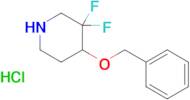 4-(BENZYLOXY)-3,3-DIFLUOROPIPERIDINE HCL