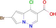 6-BROMO-4-CHLOROPYRROLO[1,2-B]PYRIDAZINE-3-CARBOXYLIC ACID