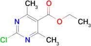 ETHYL 2-CHLORO-4,6-DIMETHYLPYRIMIDINE-5-CARBOXYLATE