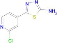 5-(2-CHLOROPYRIDIN-4-YL)-1,3,4-THIADIAZOL-2-AMINE