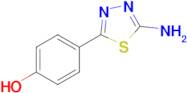 5-(4-Hydroxyphenyl)-1,3,4-thiadiazole-2-amine