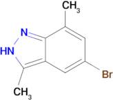 5-BROMO-3,7-DIMETHYL-1H-INDAZOLE