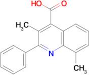 3,8-DIMETHYL-2-PHENYLQUINOLINE-4-CARBOXYLIC ACID