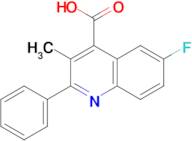 6-FLUORO-3-METHYL-2-PHENYLQUINOLINE-4-CARBOXYLIC ACID