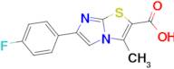 6-(4-FLUOROPHENYL)-3-METHYLIMIDAZO[2,1-B]THIAZOLE-2-CARBOXYLIC ACID