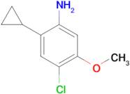 4-CHLORO-2-CYCLOPROPYL-5-METHOXYANILINE