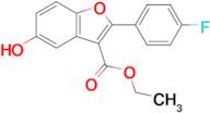 ETHYL 2-(4-FLUOROPHENYL)-5-HYDROXYBENZOFURAN-3-CARBOXYLATE