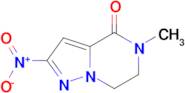 5-METHYL-2-NITRO-6,7-DIHYDROPYRAZOLO[1,5-A]PYRAZIN-4(5H)-ONE