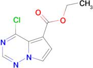 ETHYL 4-CHLOROPYRROLO[2,1-F][1,2,4]TRIAZINE-5-CARBOXYLATE