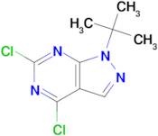 1-(TERT-BUTYL)-4,6-DICHLORO-1H-PYRAZOLO[3,4-D]PYRIMIDINE