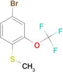 (4-BROMO-2-(TRIFLUOROMETHOXY)PHENYL)(METHYL)SULFANE