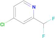 4-CHLORO-2-(DIFLUOROMETHYL)PYRIDINE