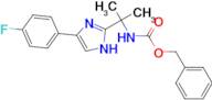 BENZYL (2-(4-(4-FLUOROPHENYL)-1H-IMIDAZOL-2-YL)PROPAN-2-YL)CARBAMATE