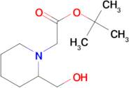 TERT-BUTYL 2-(2-(HYDROXYMETHYL)PIPERIDIN-1-YL)ACETATE