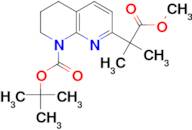 TERT-BUTYL 7-(1-METHOXY-2-METHYL-1-OXOPROPAN-2-YL)-3,4-DIHYDRO-1,8-NAPHTHYRIDINE-1(2H)-CARBOXYLATE