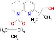 TERT-BUTYL 7-(1-HYDROXY-2-METHYLPROPAN-2-YL)-3,4-DIHYDRO-1,8-NAPHTHYRIDINE-1(2H)-CARBOXYLATE