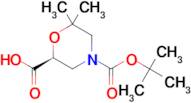 (S)-4-(TERT-BUTOXYCARBONYL)-6,6-DIMETHYLMORPHOLINE-2-CARBOXYLIC ACID