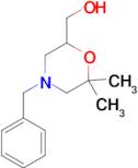 (4-BENZYL-6,6-DIMETHYLMORPHOLIN-2-YL)METHANOL