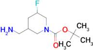 TERT-BUTYL 3-(AMINOMETHYL)-5-FLUOROPIPERIDINE-1-CARBOXYLATE